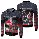 Santa Claus Houston Texans Sitting on Colts Jaguars Titans Toilet Christmas Gift For Texans Fans