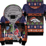 Santa Grinch Denver Broncos Sitting on Chiefs Chargers Raiders Toilet Christmas Gift For Broncos Fans
