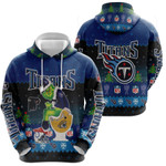Santa Grinch Tennessee Titans Sitting on Jaguars Texans Colts Toilet Christmas Gift For Titans Fans