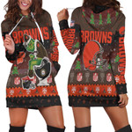 Santa Grinch Cleveland Browns Sitting on Steelers Bengals Ravens Toilet Christmas Gift For Browns Fans