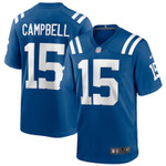 Indianapolis Colts Paris Campbell #15 2020 NFL New Arrival Blue jersey   gifts for fans