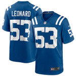 Indianapolis Colts Darius Leonard #53 2020 NFL New Arrival Blue jersey gifts for fans