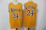 Los Angeles Lakers Kobe Bryant #24 NBA 2020 New Arrival yellow jersey