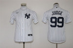 New York Yankees Aaron Judge #99 2020 MLB White Jersey