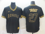 Los Angeles Angels Mike Trout #27 2020 MLB Black Jersey