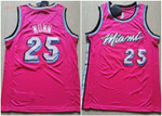 Miami Heat Kendrick Nunn #25 2020 NBA New Arrival Pink jersey