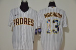 San Diego Padres Manny Machado #13 2020 MLB White Jersey