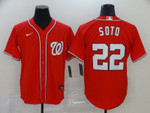 Washington Nationals Juan Soto #22 2020 MLB Red Jersey