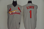 St Louis Cardinals Ozzie Smith #1 2020 MLB Grey Jersey