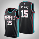 Memphis Grizzlies Brandon Clarke #15 2020 NBA New Arrival Black jersey