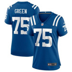 Womens Colts Chaz Green Royal Game Player Jersey