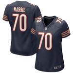 Womens Chicago Bears Bobby Massie Navy Game Jersey