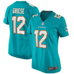 Womens Dolphins Bob Griese Aqua Game Retired Player Jersey
