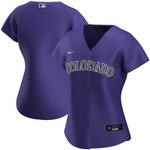 Colorado Rockies 2020 MLB New Arrival Personalized Custom Purple Womens Jersey gifts for fans