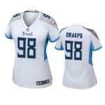 Tennessee Titans Brian Orakpo Game White Womens Jersey