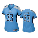 Tennessee Titans Dion Lewis Game Light Blue Womens Jersey