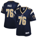 Womens St. Louis Rams Orlando Pace Navy Retired Player Jersey