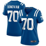 Womens Colts Art Donovan Royal Game Retired Player Jersey