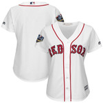 Boston Red Sox Majestic Womens World Series Cool Base Team Jersey White 2019