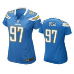 Los Angeles Chargers Joey Bosa Game Light Blue Womens Jersey