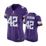 Minnesota Vikings Ben Gedeon Purple Womens Jersey