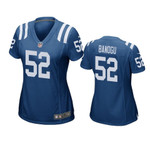 Colts Ben Banogu 2019 NFL Draft Royal Game Womens Jersey