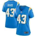 Womens Los Angeles Chargers Michael Davis Powder Blue Game Jersey