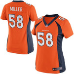 Von Miller Denver Broncos Womens Limited Jersey Orange 2019