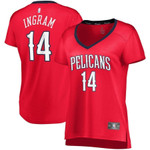 Brandon Ingram New Orleans Pelicans Womens Fast Break Jersey Red Statement Edition 2019