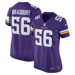 Womens Minnesota Vikings Garrett Bradbury Purple Game Jersey