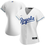 Kansas City Royals 2020 MLB New Arrival Personalized Custom White Womens Jersey gifts for fans