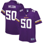 Womens Minnesota Vikings Eric Wilson Purple Team Color Jersey