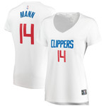 Terance Mann LA Clippers Womens White Association Edition Jersey gift for Los Angeles Clippers fans