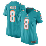 Womens Miami Dolphins Allen Hurns Aqua Game Player Jersey Gift for Miami Dolphins fans