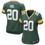 Womens Green Bay Packers Kevin King Green Game Jersey Gift for Green Bay Packers fans