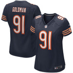 Womens Chicago Bears Eddie Goldman Navy Game Jersey Gift for Chicago Bears fans