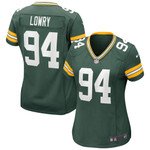 Womens Green Bay Packers Dean Lowry Green Game Jersey Gift for Green Bay Packers fans