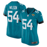 Womens Jacksonville Jaguars Damien Wilson Teal Game Jersey Gift for Jacksonville Jaguars fans