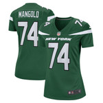 Womens New York Jets Nick Mangold Gotham Green Retired Player Jersey Gift for New York Jets fans