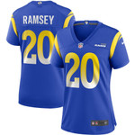 Womens Los Angeles Rams Jalen Ramsey Gift for Los Angeles Rams fans Royal Game Jersey Gift for Los Angeles Rams fans