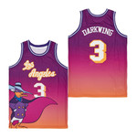 Los Angeles Darkwing Duck 3 Headgear Classic Basketball Purple Jersey Gift For Darkwing Duck Fans