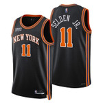 New York Knicks Wayne Selden Jr. 11 NBA Basketball Team City Edition Black Jersey Gift For Knicks Fans