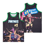 Fortnite Victory Royale 1 Video Games Basketball Black Jersey Gift For Fortnite Lovers