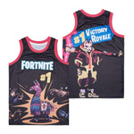 Fortnite Victory Royale 1 Video Games Basketall Black Jersey Gift For Fortnite Lovers Fortnite Gamers