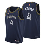 Memphis Grizzlies Steven Adams 4 NBA Basketball Team City Edition Navy Jersey Gift For Memphis Fans