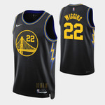 Golden State Warriors Andrew Wiggins 22 Nba 2021-22 City Edition Black Jersey Gift For Warriors Fans