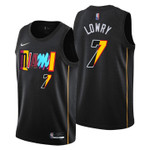 Miami Heat Kyle Lowry 7 NBA Basketball Team City Edition Black Jersey Gift For Miami Fans