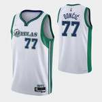 Dallas Mavericks Luka Doncic77 Nba 2021-22 City Edition White Jersey Gift For Mavericks Fans