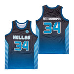 Hellas Eurobank Giannis Antetokounmpo 34 Basketball Jersey Gift For Antetokounmpo Fans