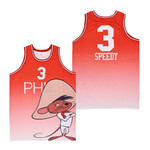 Philadelphia Speedy Gonzales 3 Headgear Classic Red Basketball Jersey Gift For Speedy Gonzales Lovers